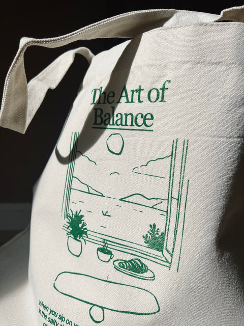 Tote Bag The Art of Balance Nude