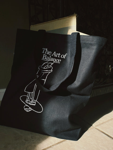 Tote Bag The Art of Balance Black