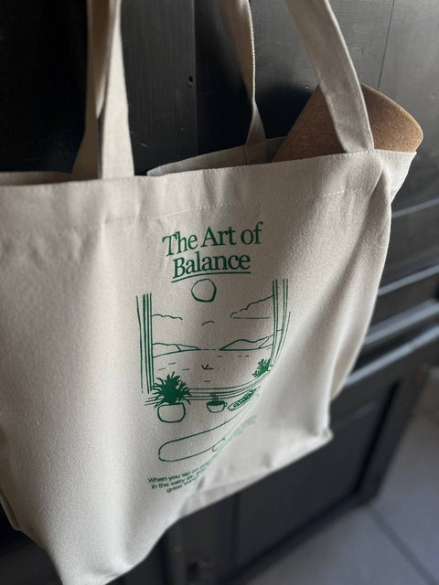 Tote Bag The Art of Balance Nude